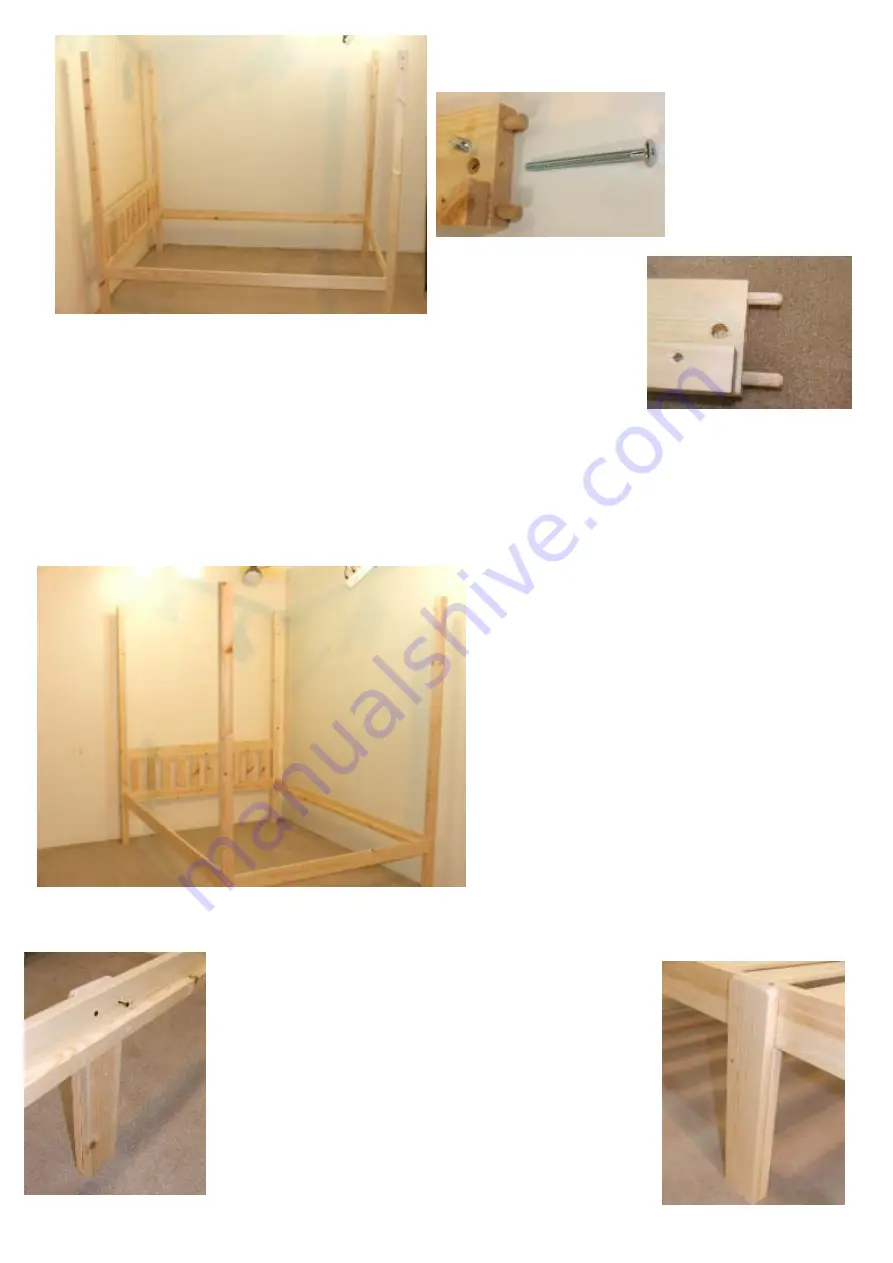 Strictly Beds & Bunks QUATTRO BED FRAME Assembly Instructions Manual Download Page 7