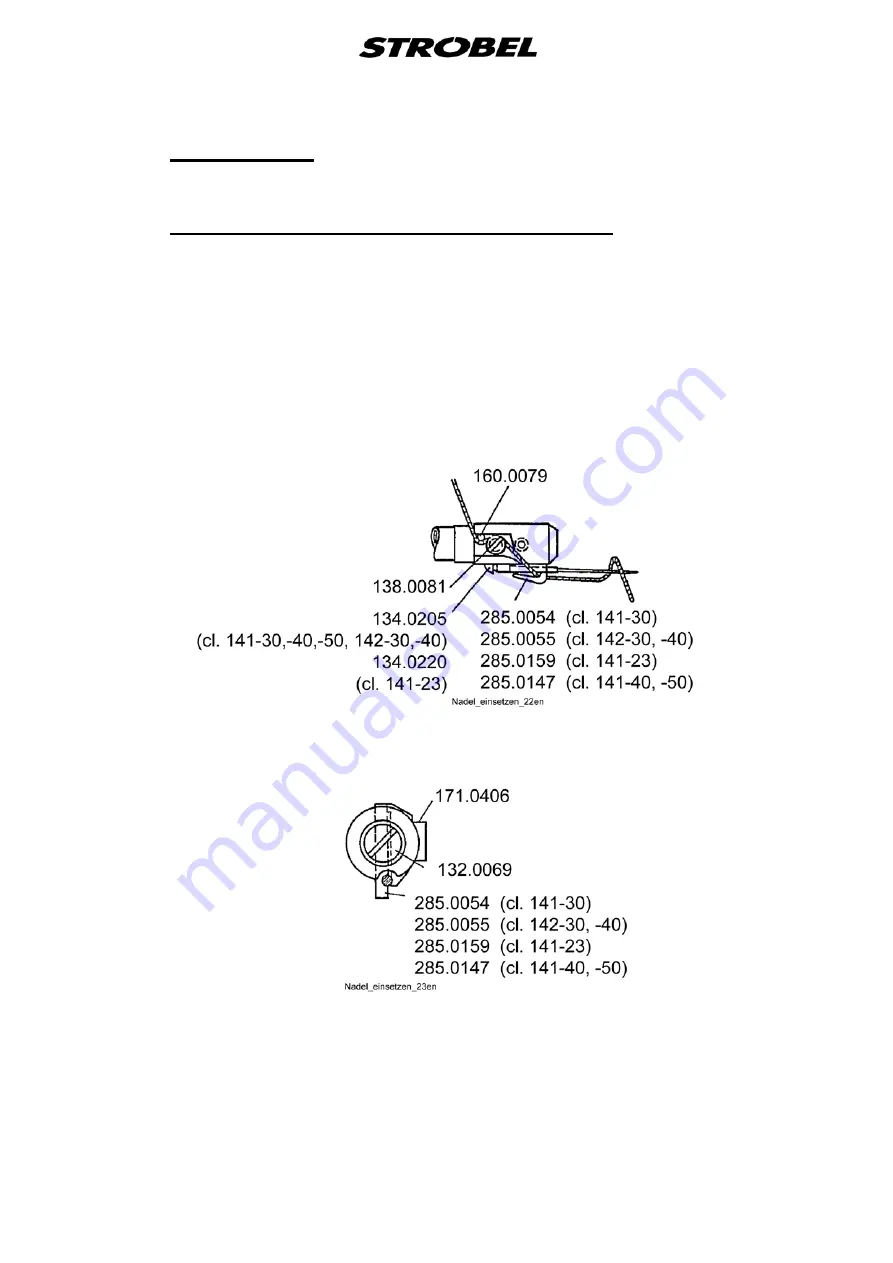 Strobel 141-23EV Mechanic'S Instructions Download Page 26