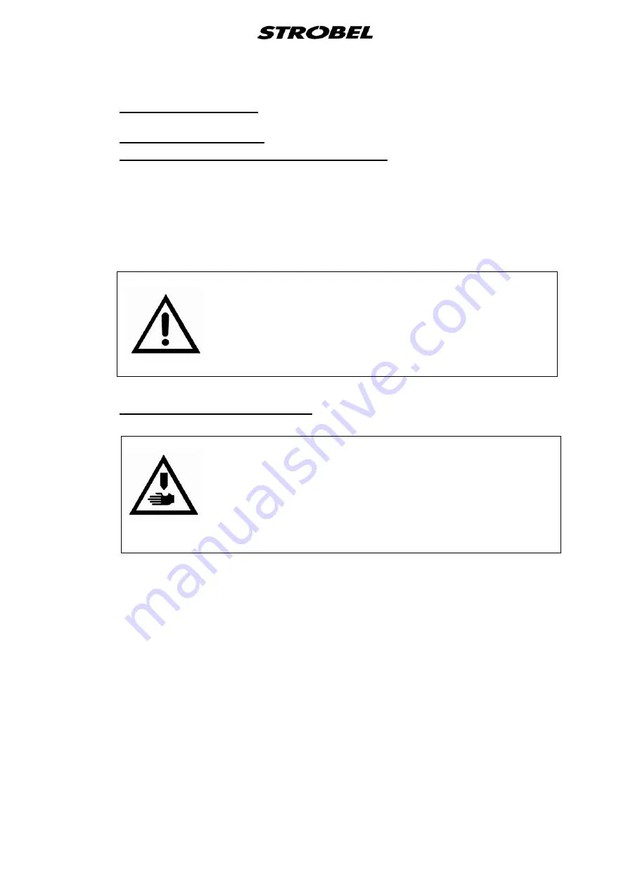 Strobel 141-30 Operating Instructions Manual Download Page 19