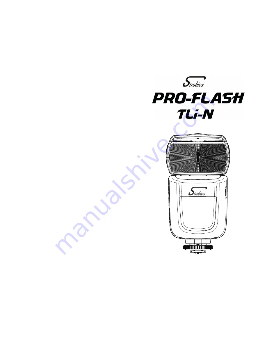 Strobies Pro-flash TLi-N Instruction Manual Download Page 2