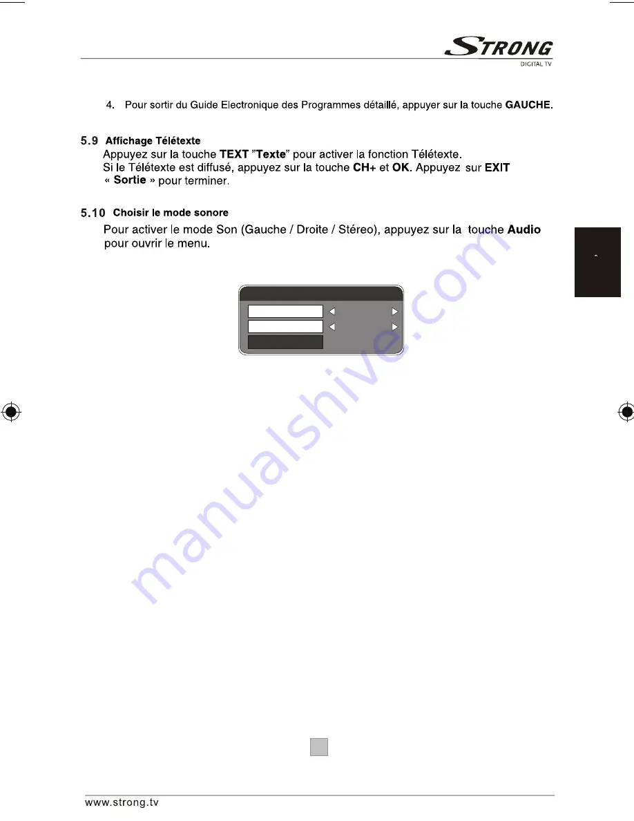 Strong PRIMA II (French) Manuel D'Utilisation Download Page 15