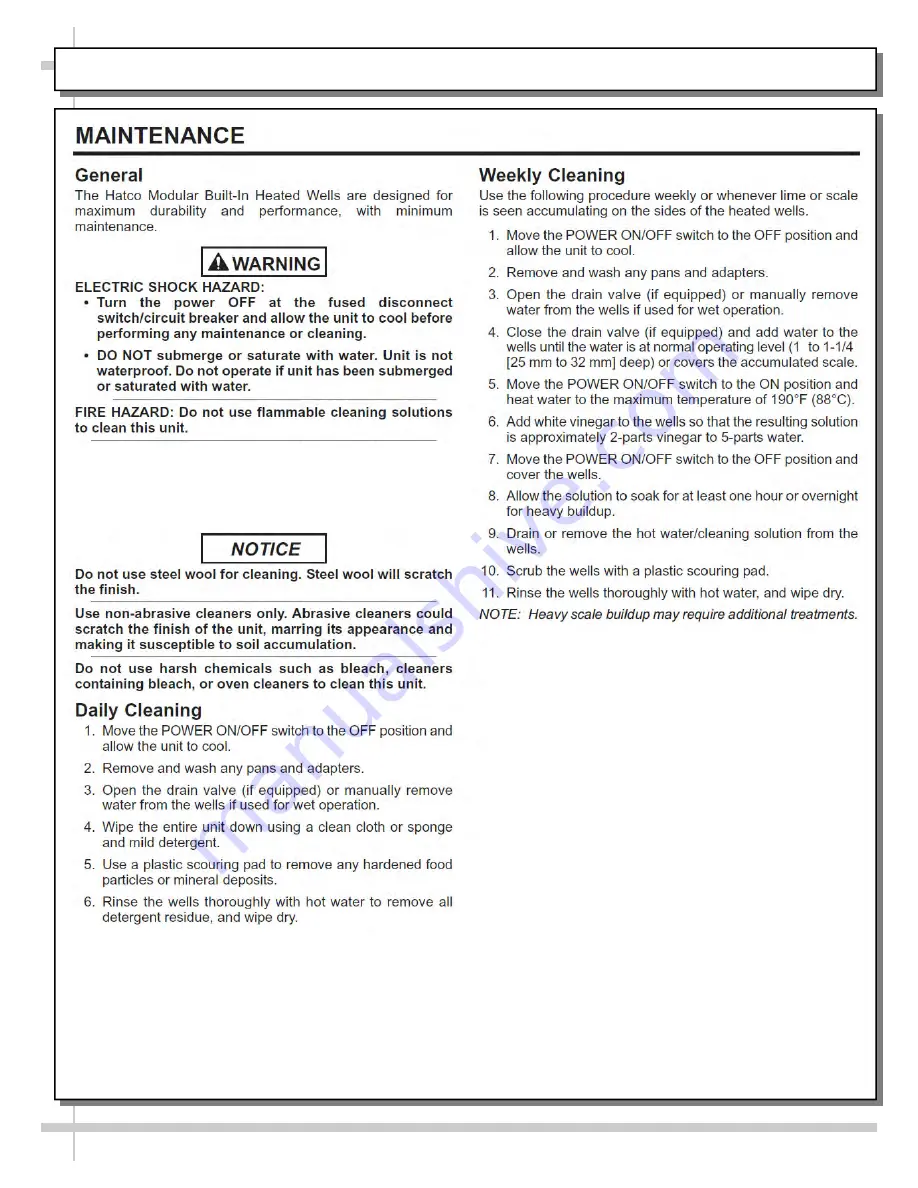 Structural Concepts Impulse 62486 Operating Manual Download Page 44