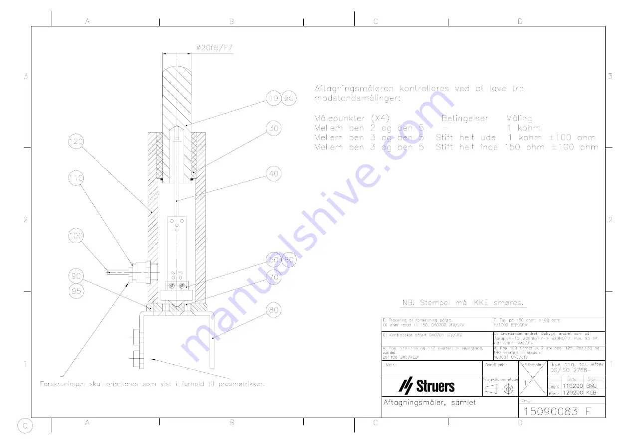 Struers AbraPol-10 Instruction Manual Download Page 252