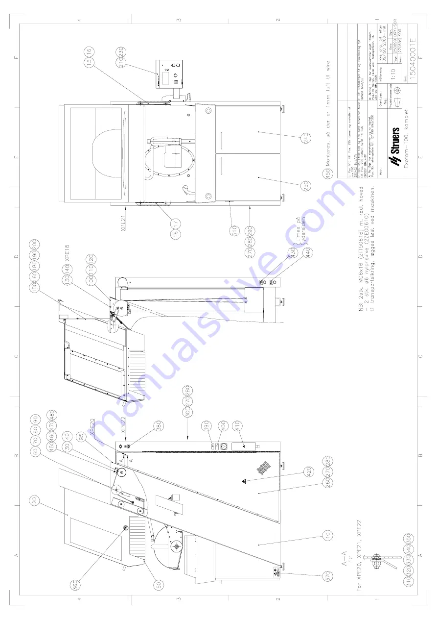 Struers Exotom 100 Instruction Manual Download Page 172