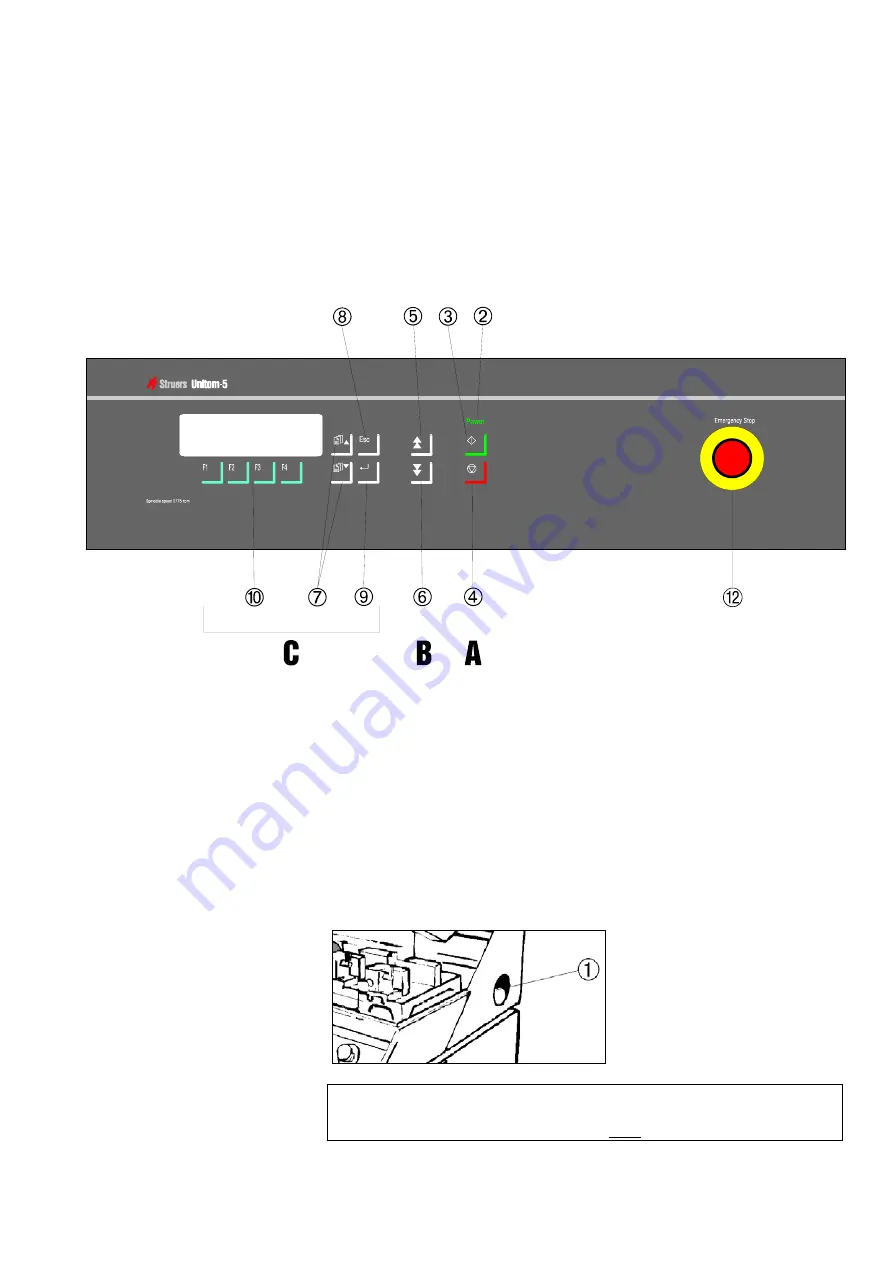 Struers Unitom-5 Скачать руководство пользователя страница 58