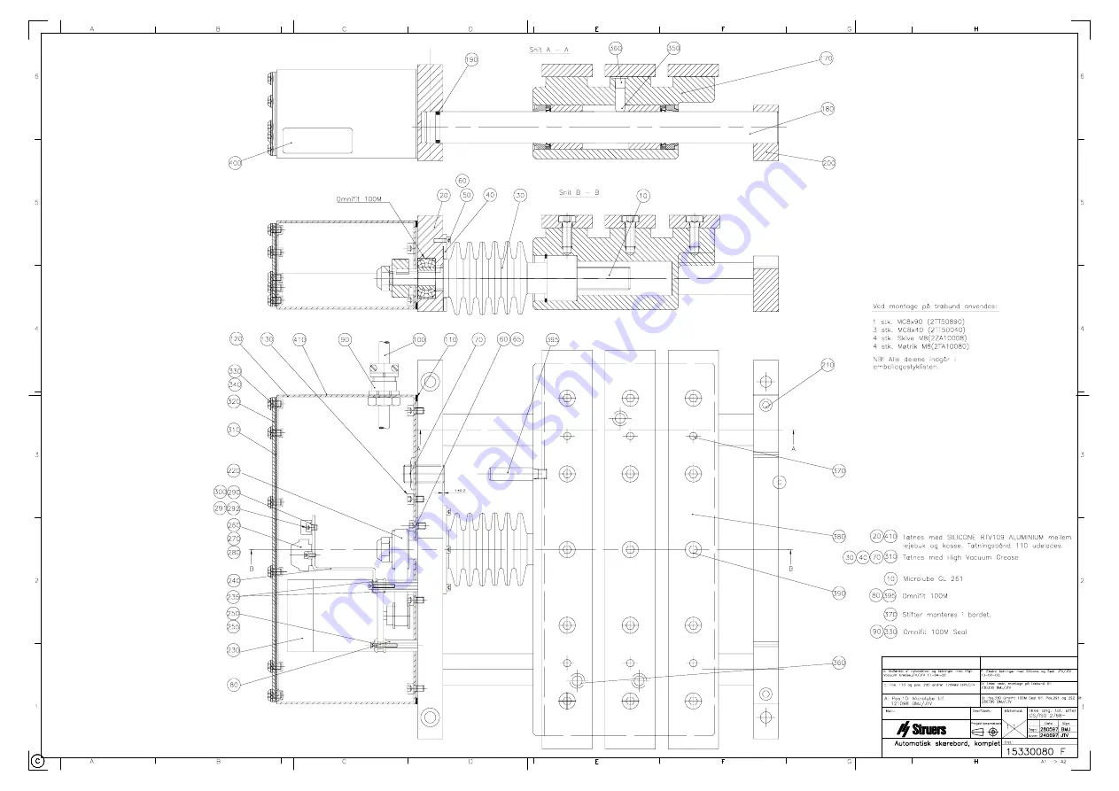 Struers Unitom-5 Instruction Manual Download Page 171