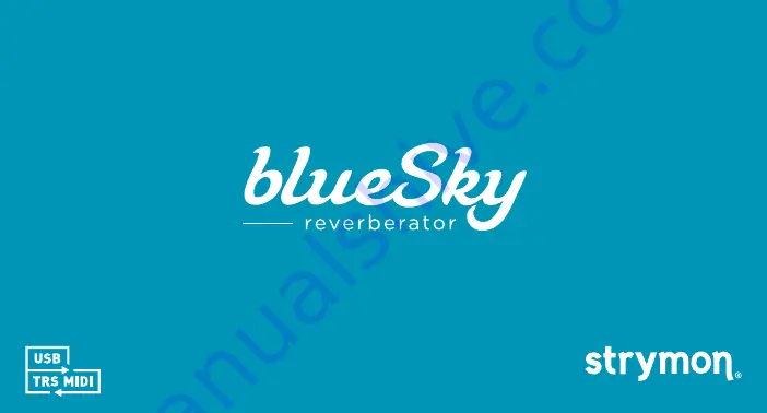 Strymon blueSky Quick Start Manual Download Page 1