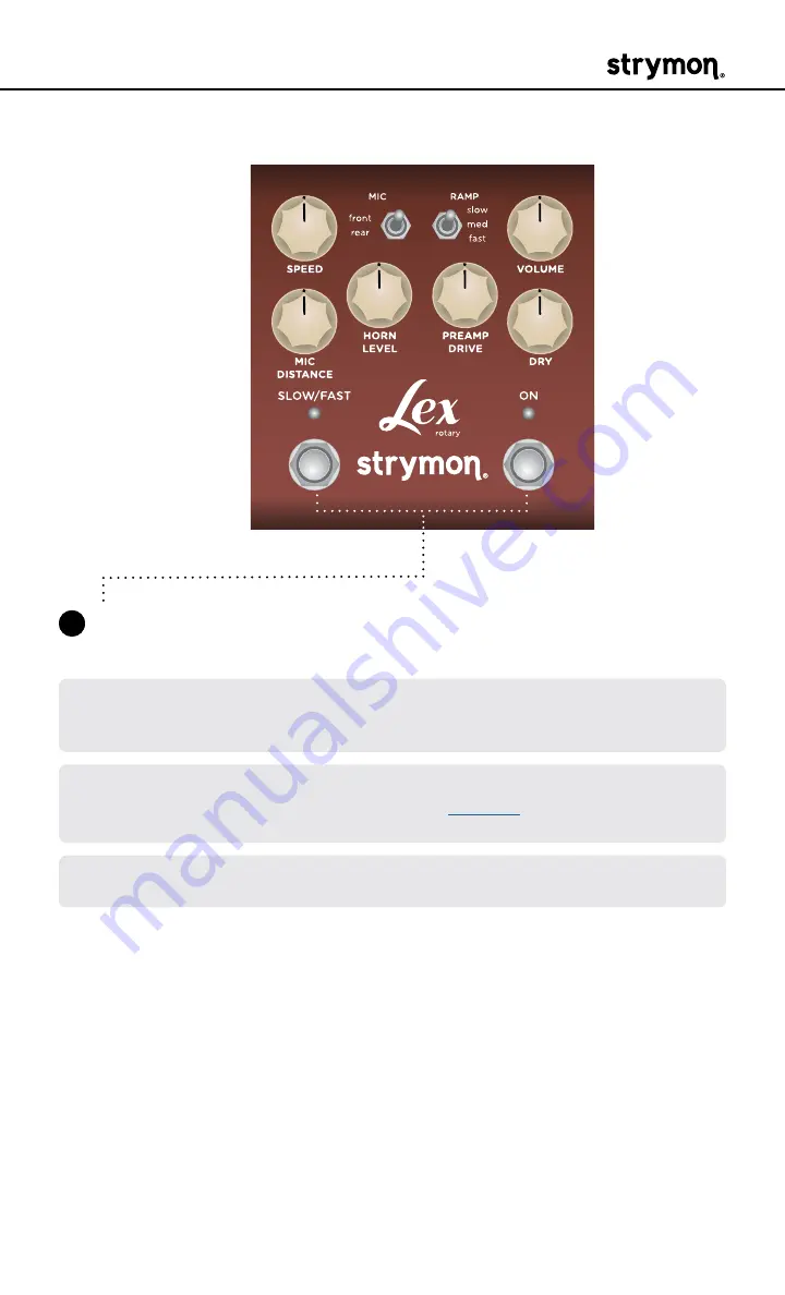 Strymon Lex-rotary Скачать руководство пользователя страница 25