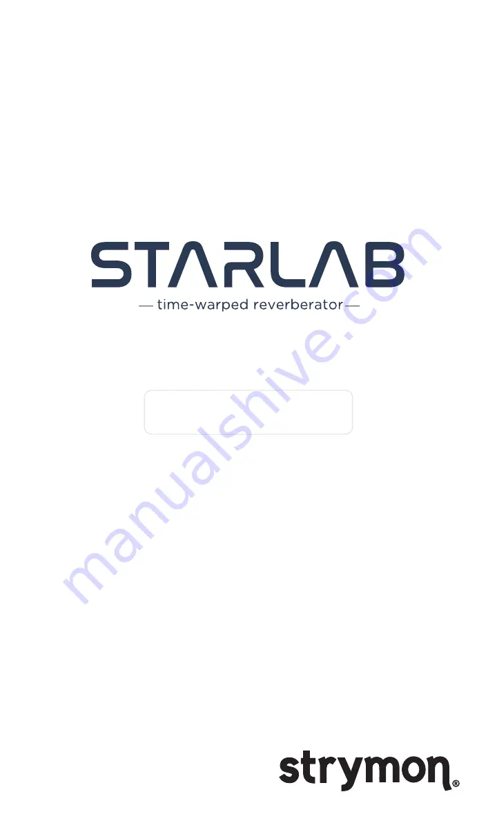 Strymon StarLab Z120-STLB User Manual Download Page 1