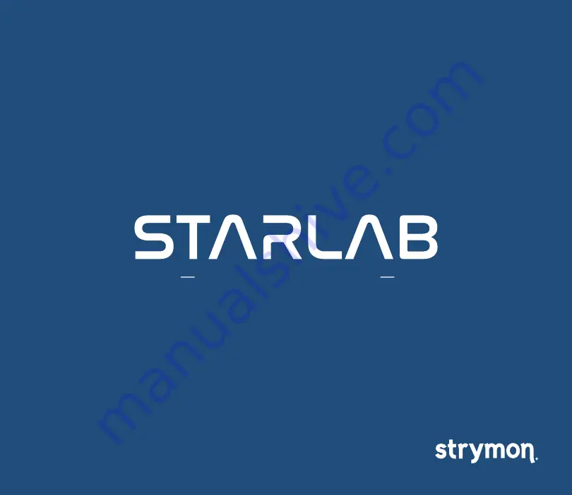 Strymon STARLAB Quick Start Manual Download Page 1