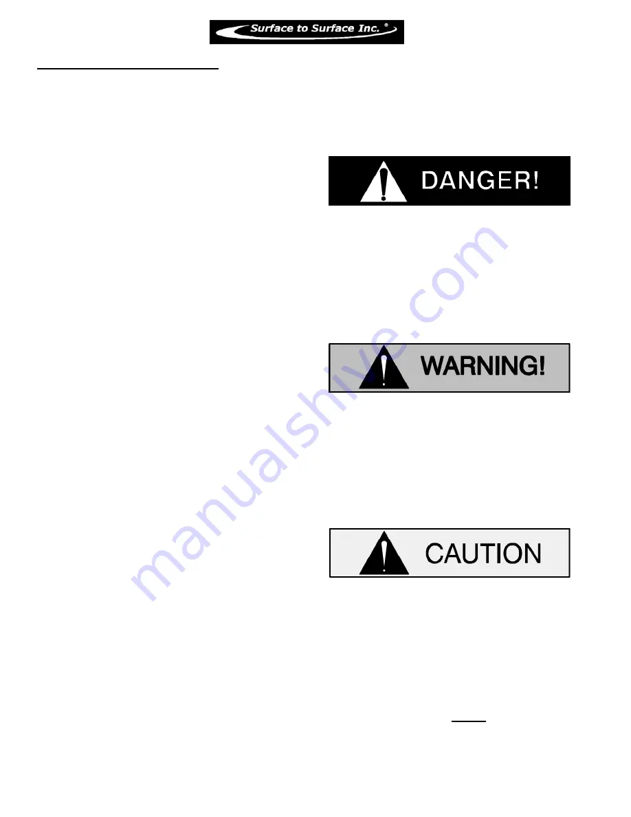 STS M2-D2 Operator'S Manual Download Page 50