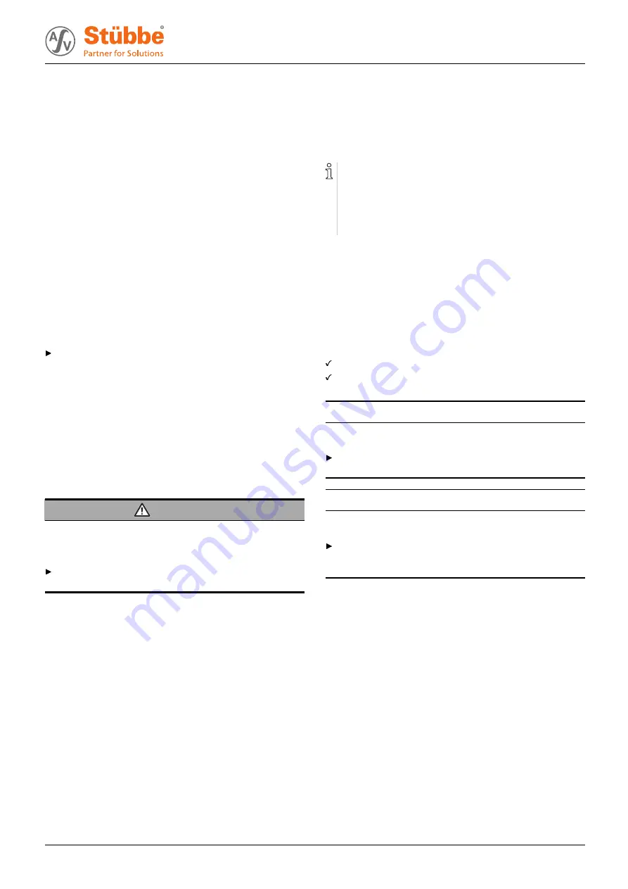 Stübbe Series MDM 902 Original Operating Manual Download Page 7