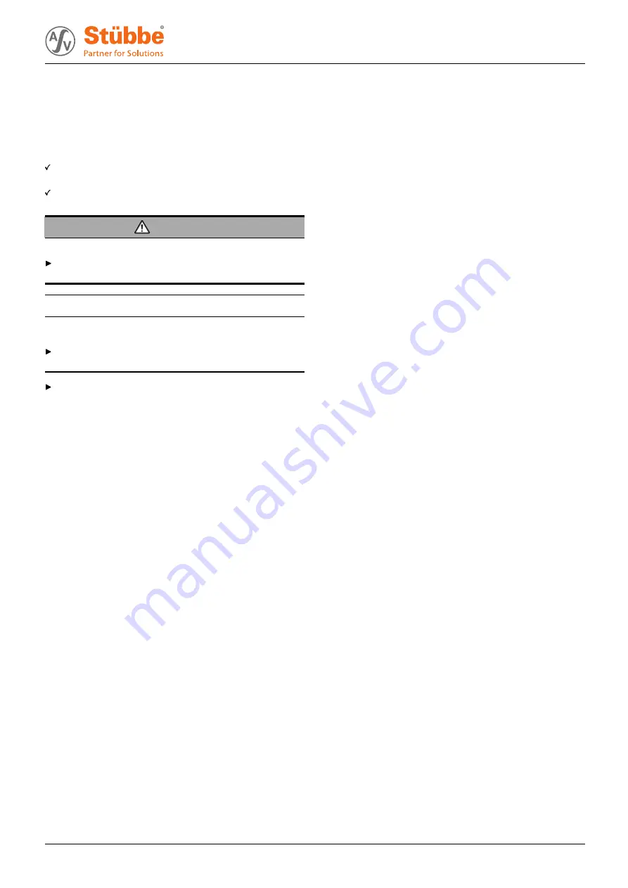 Stübbe Series MDM 902 Original Operating Manual Download Page 9