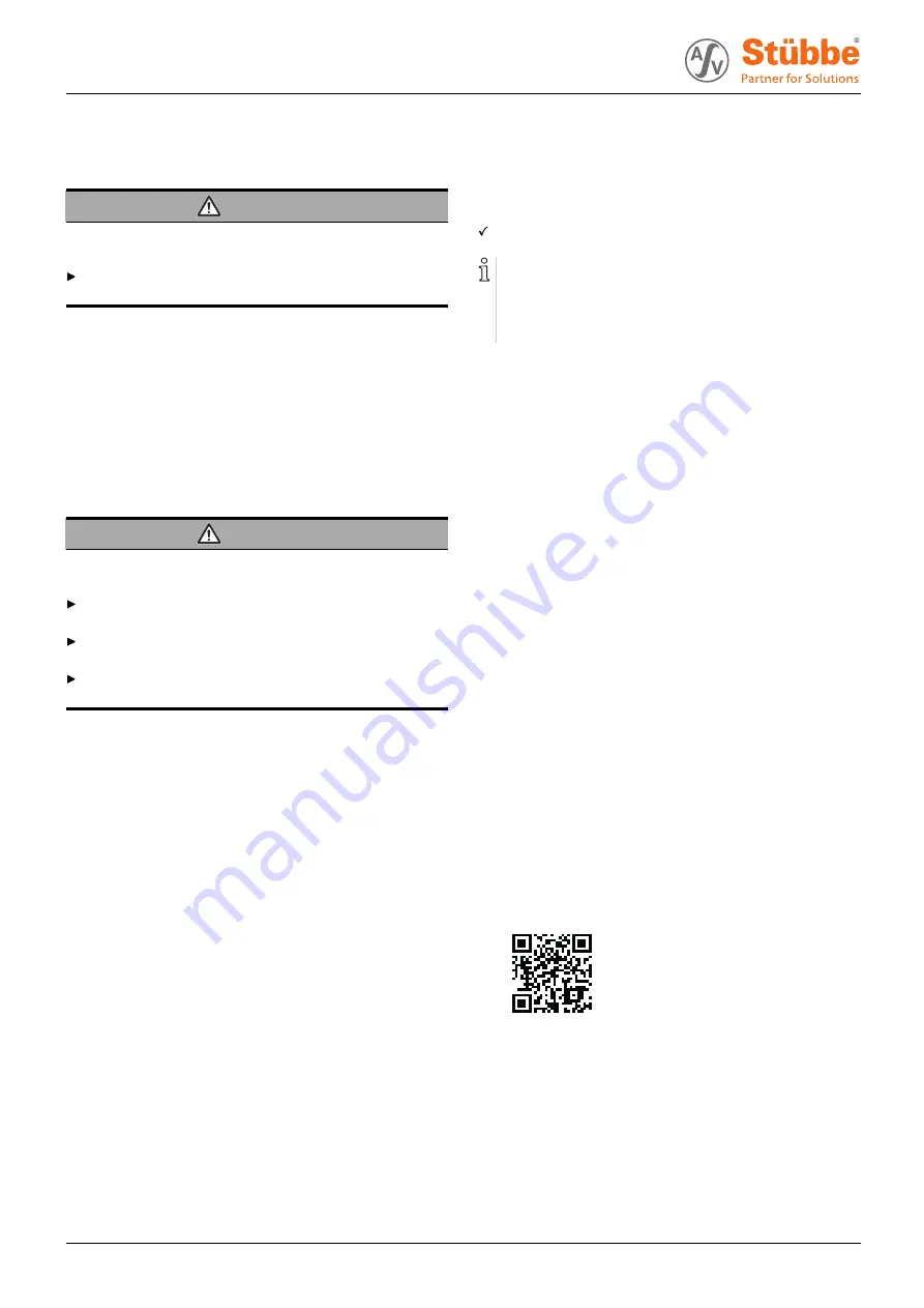 Stübbe Series MDM 902 Original Operating Manual Download Page 10