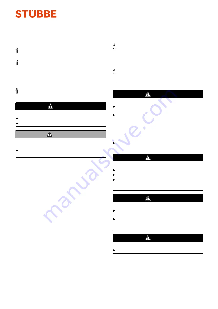 Stübbe SHM 20-15 Original Operating Manual Download Page 21