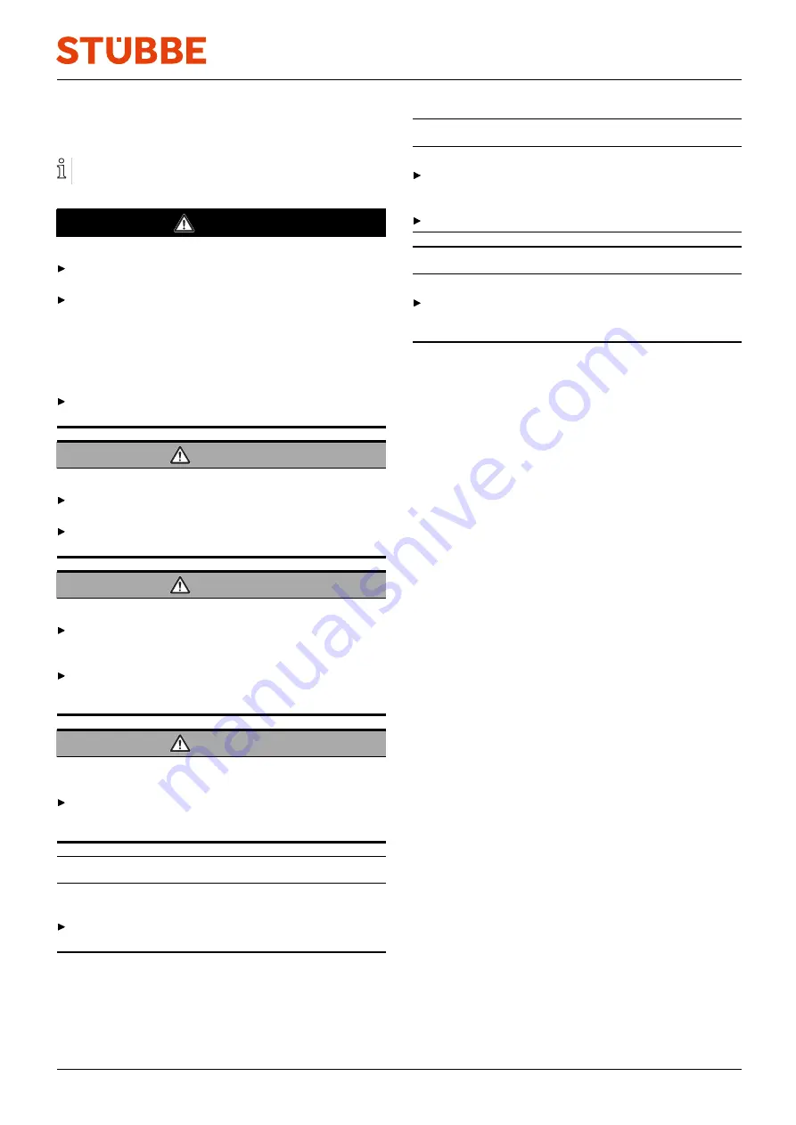 Stübbe SHM 20-15 Original Operating Manual Download Page 25