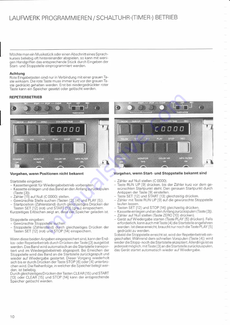 STUDER REVOX B71O Скачать руководство пользователя страница 14