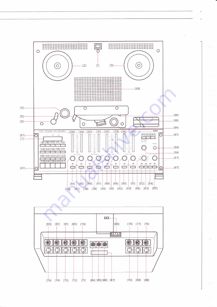 STUDER REVOX C278 Operating Instructions Manual Download Page 103