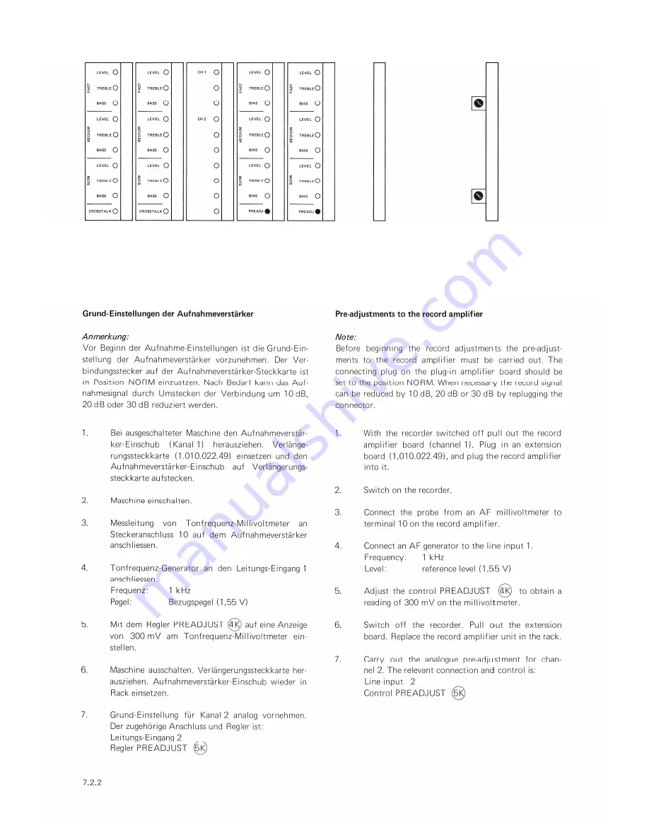 Studer A 67 Service Manual Download Page 49