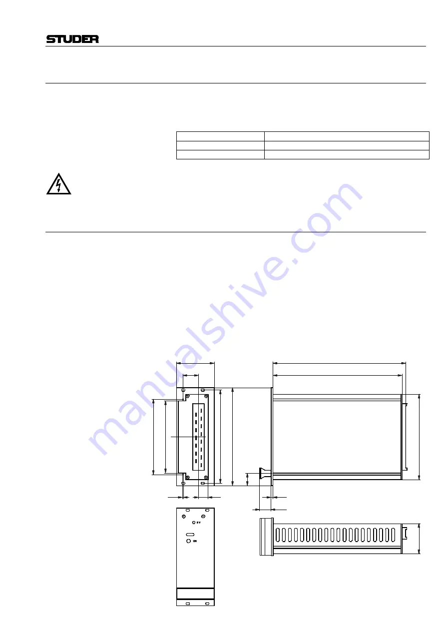 Studer D19m Service Instructions Manual Download Page 93