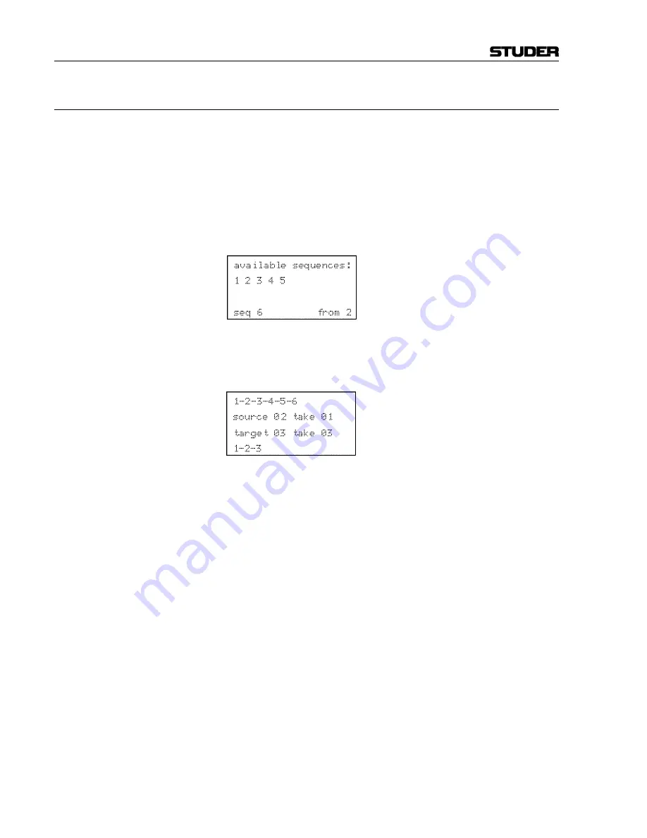 Studer D424 Operating And Service Instructions Download Page 75