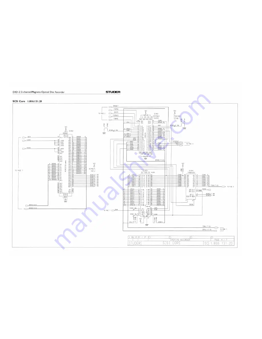 Studer D424 Operating And Service Instructions Download Page 144