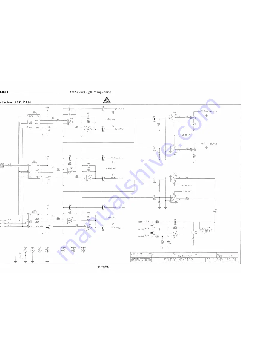 Studer OnAir 2000M2 Operating And Service Instructions Download Page 240