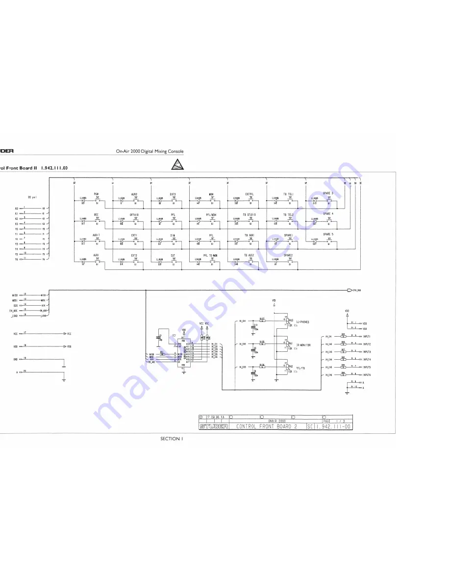 Studer OnAir 2000M2 Operating And Service Instructions Download Page 286