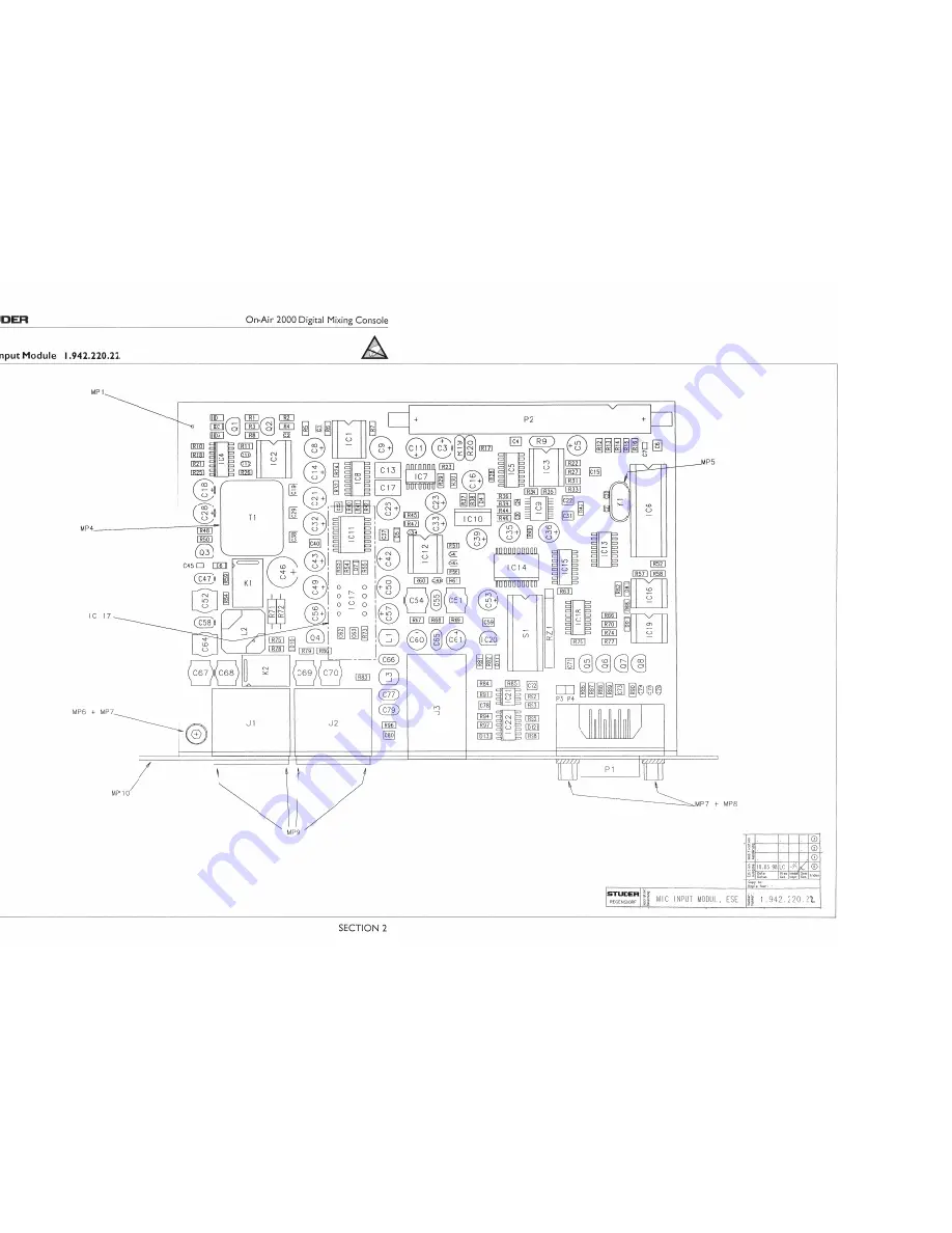 Studer OnAir 2000M2 Operating And Service Instructions Download Page 374