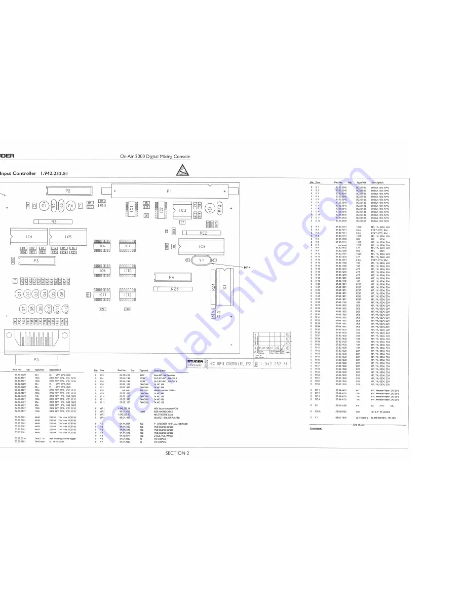 Studer OnAir 2000M2 Operating And Service Instructions Download Page 398