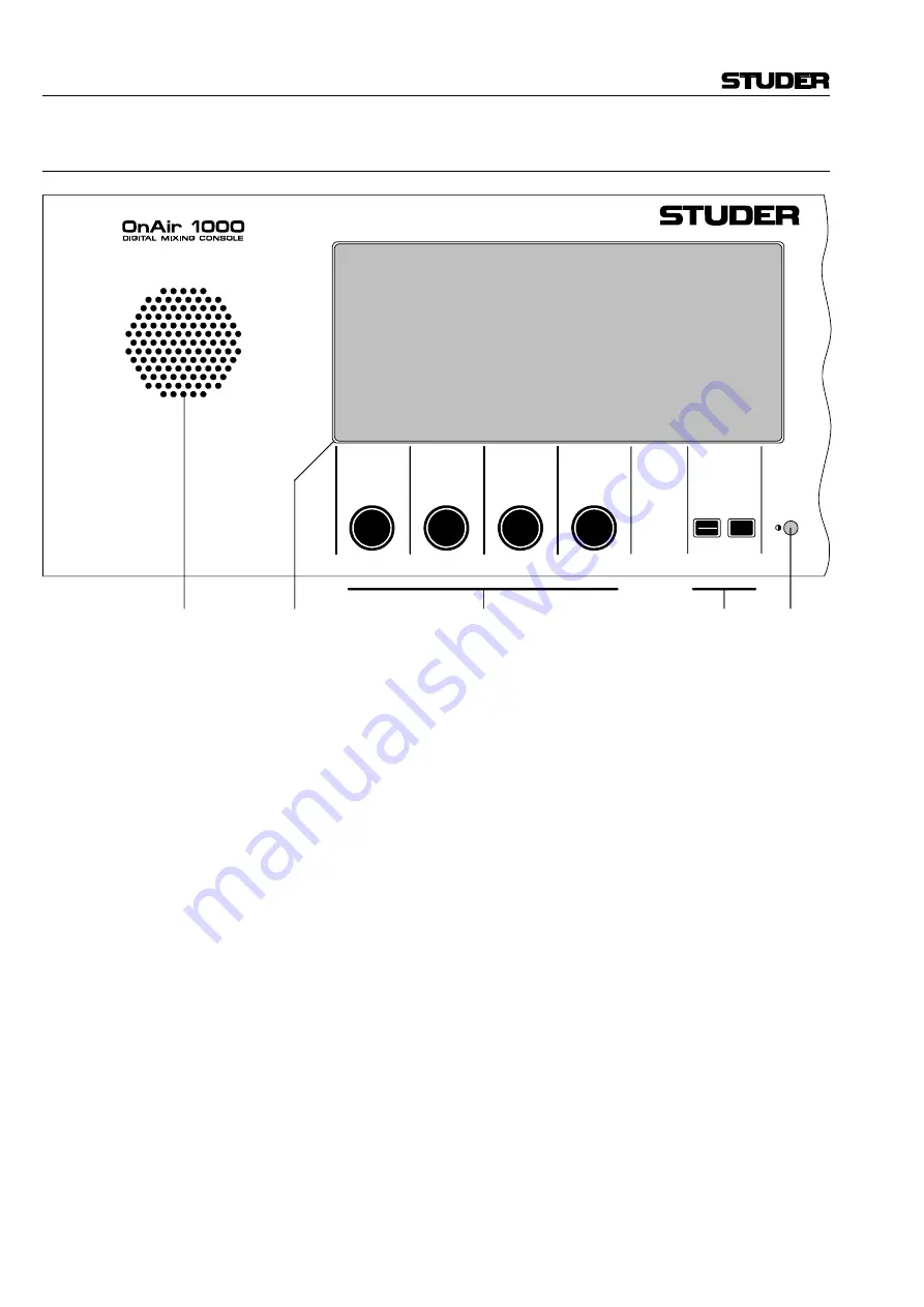 Studer SW V4.0 OnAir 1000 Operating And Service Instructions Download Page 36