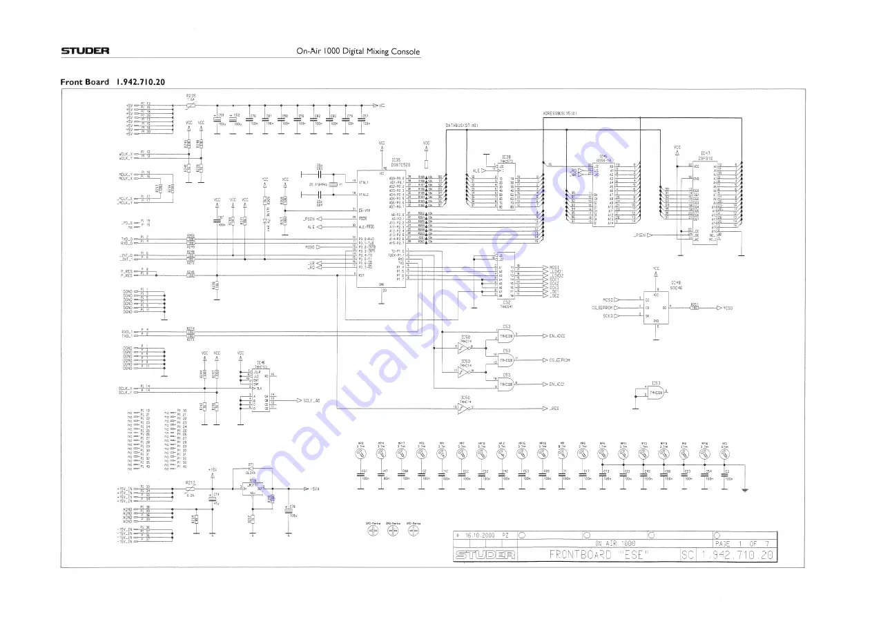 Studer SW V4.0 OnAir 1000 Operating And Service Instructions Download Page 254