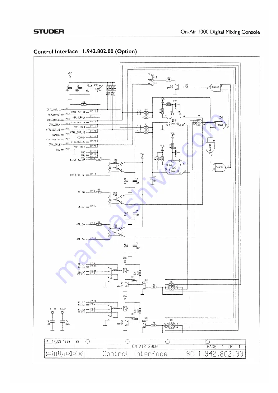 Studer SW V4.0 OnAir 1000 Скачать руководство пользователя страница 360