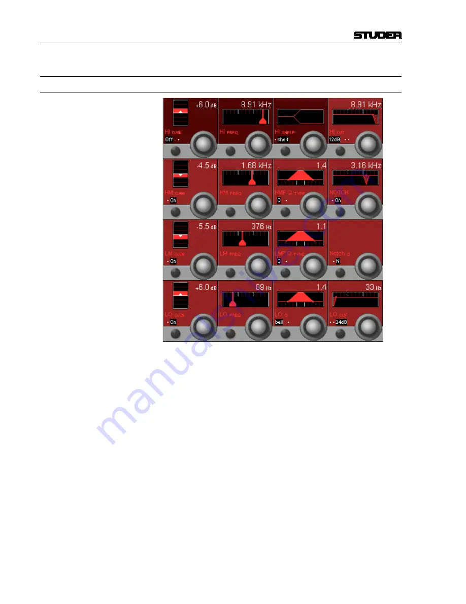 Studer Vista 9 Operating Instructions Manual Download Page 112