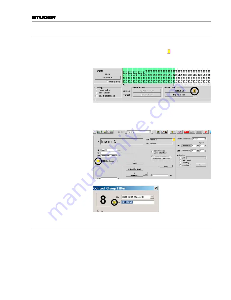 Studer Vista 9 Operating Instructions Manual Download Page 209