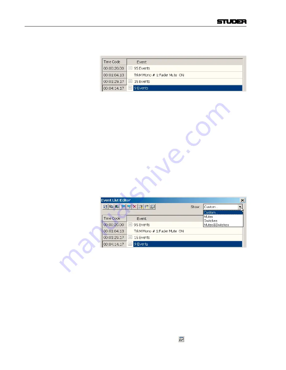 Studer Vista 9 Operating Instructions Manual Download Page 402