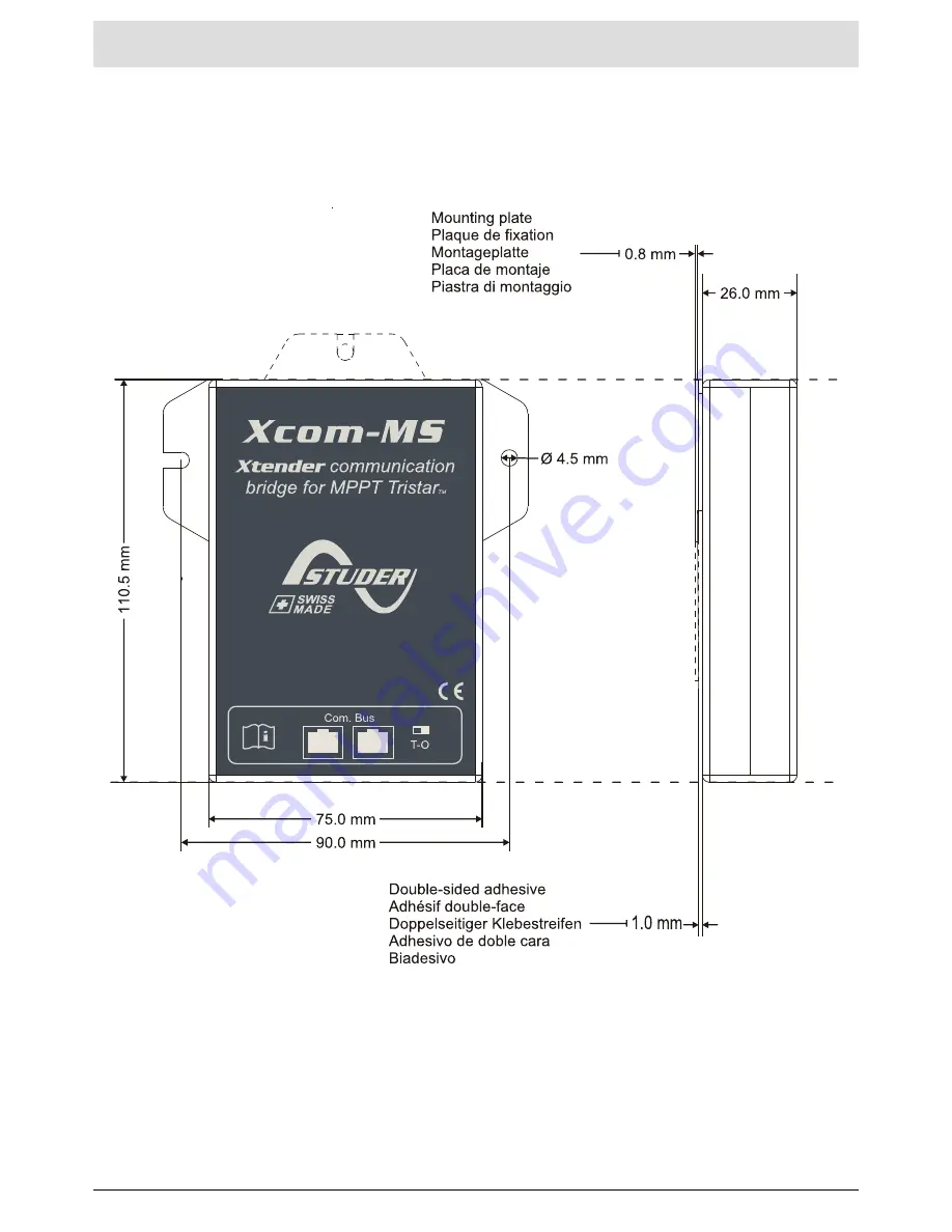 Studer Xcom-MS User Manual Download Page 10