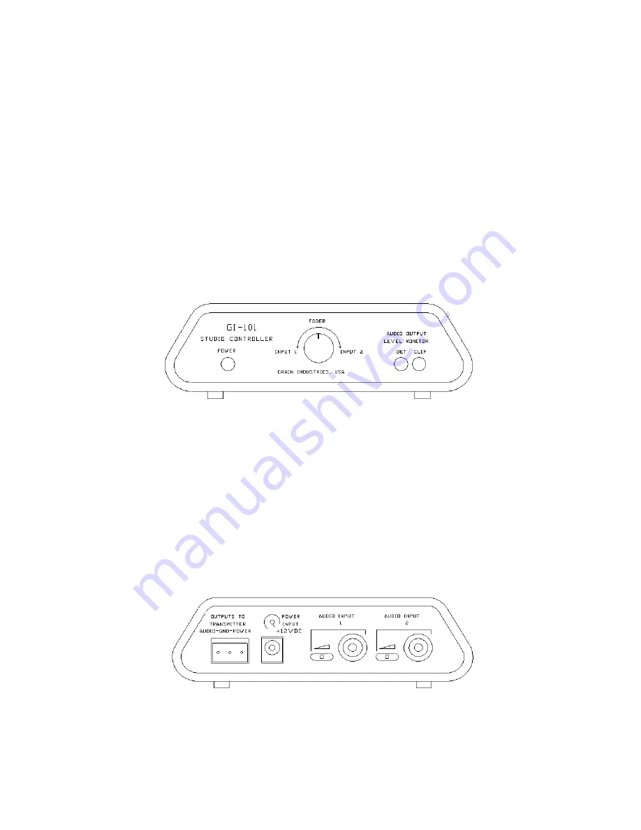 Studio Box GI-101 Operator'S Manual Download Page 1