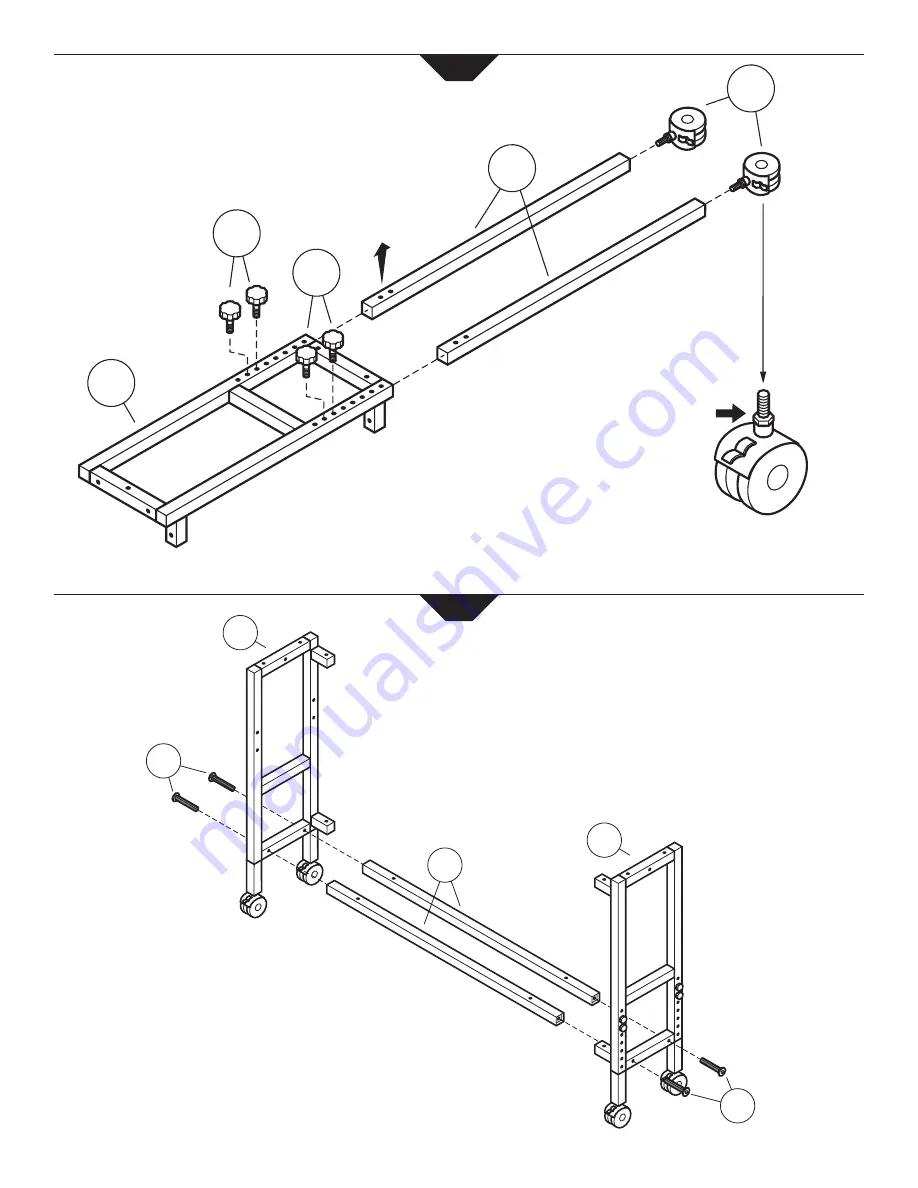 Studio Designs Sew Ready 13385 Assembly Instructions Manual Download Page 5