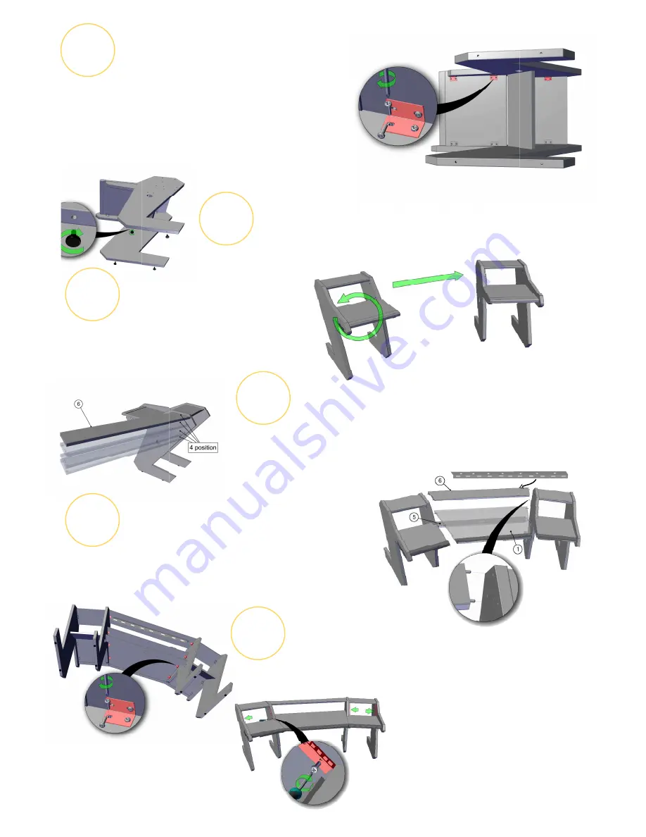 StudioDesk PRO LINE Classic series Assembly Manual Download Page 4