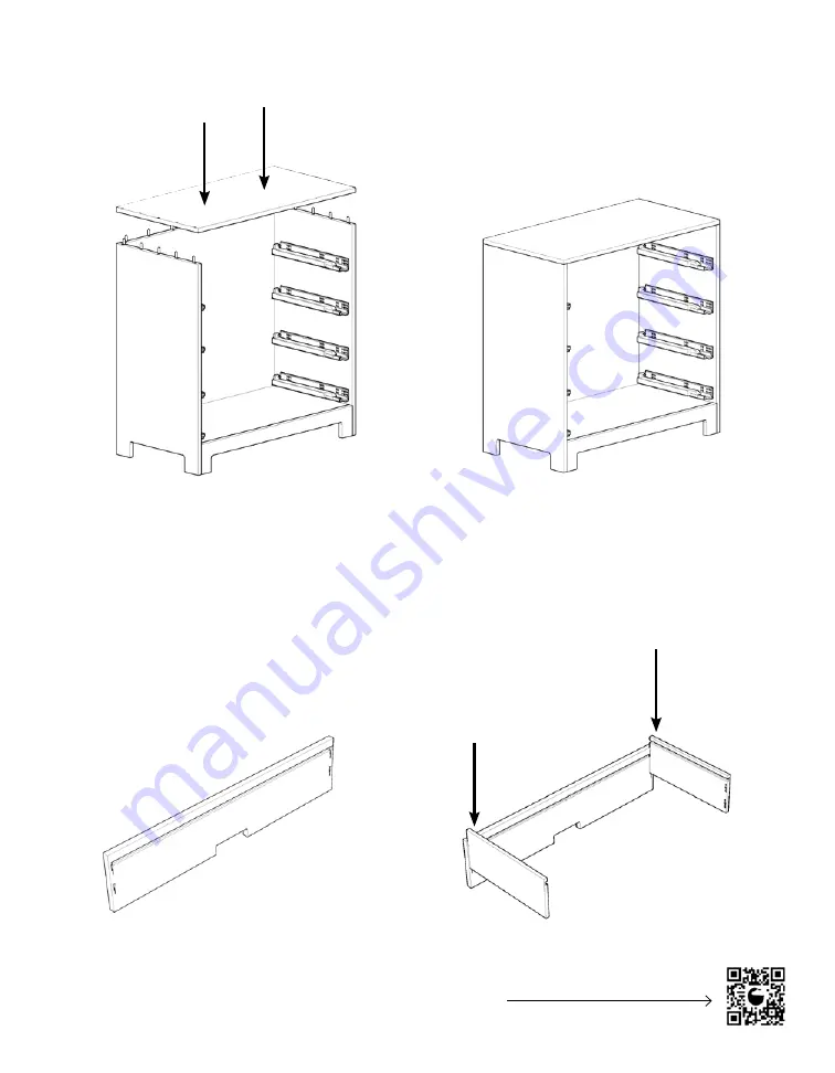 studioduc juno 4 drawer dresser/changer Assembly Instructions Manual Download Page 14