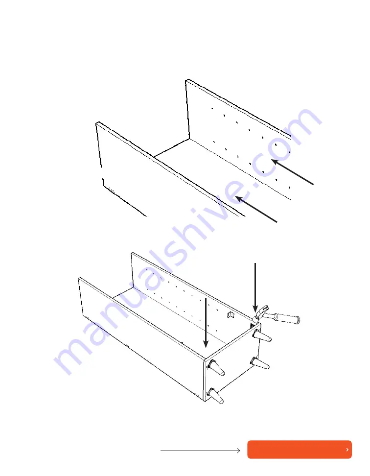 studioduc knox tall bookcase Assembly Instructions Manual Download Page 13