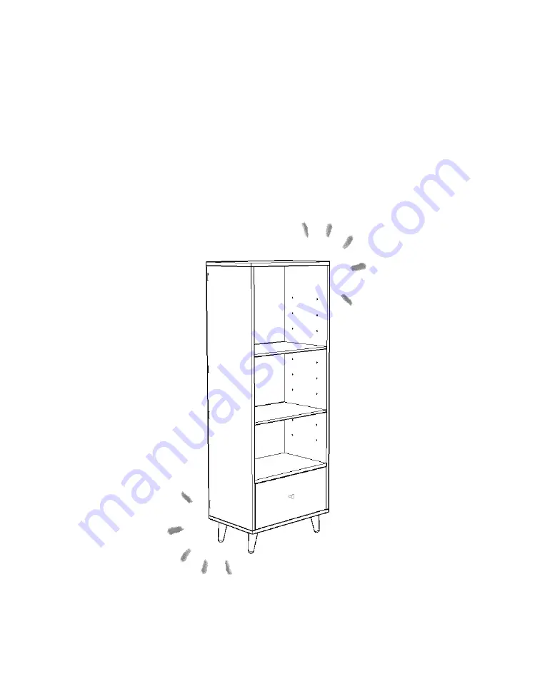 studioduc knox tall bookcase Assembly Instructions Manual Download Page 21