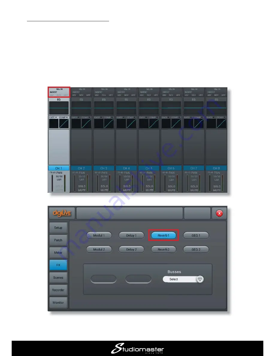 Studiomaster digiLiVE Quick Start Manual Download Page 27