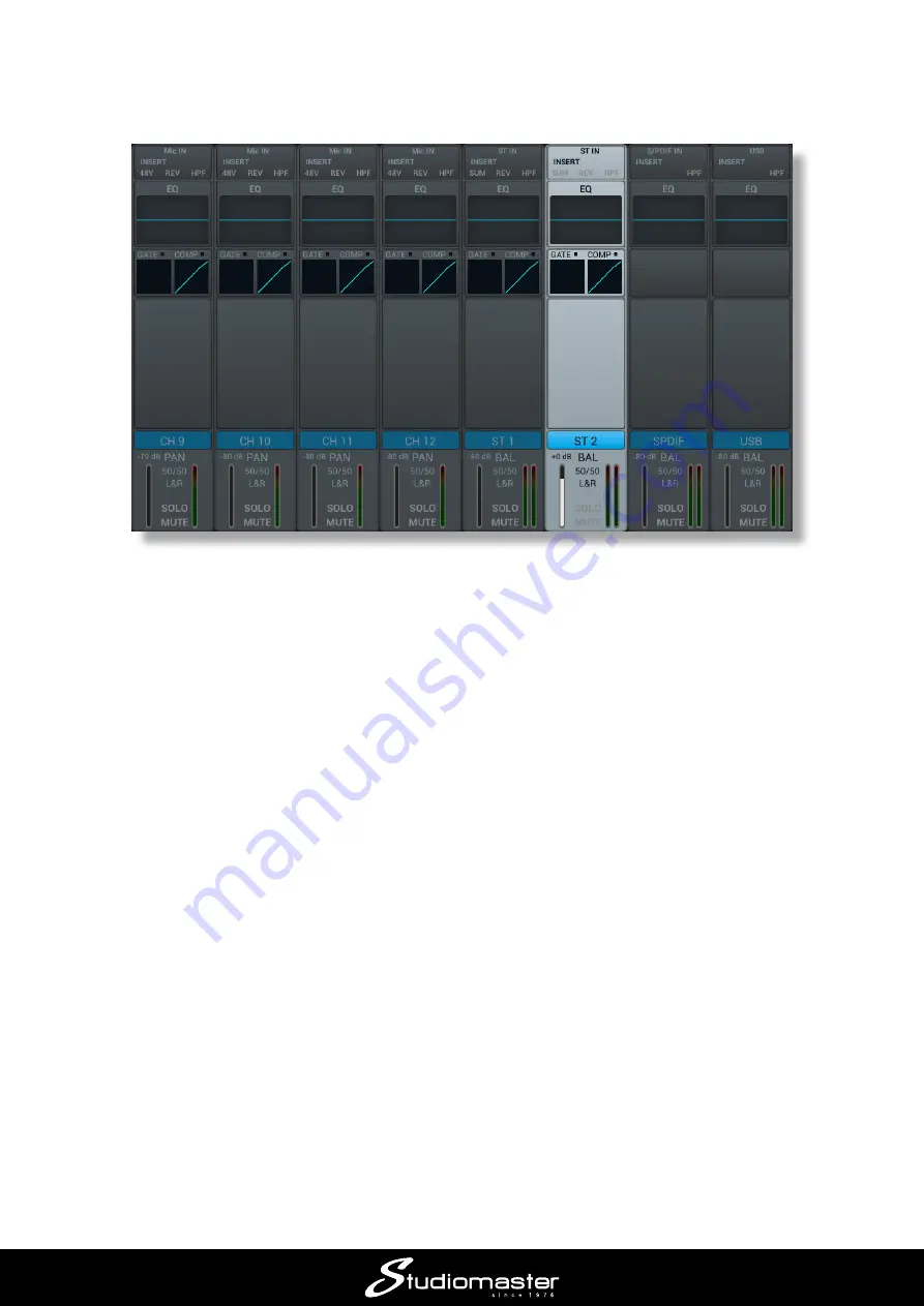 Studiomaster DigiLiVe16 Quick Start Manual Download Page 11