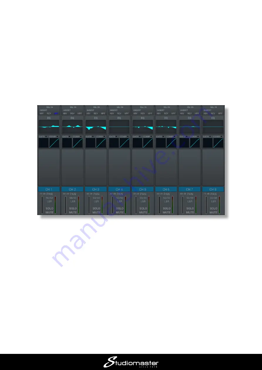 Studiomaster DigiLiVe16 Quick Start Manual Download Page 22