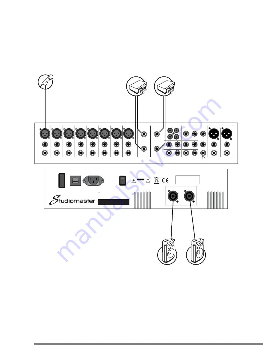 Studiomaster Powerhouse 1000X-10 User Manual Download Page 16