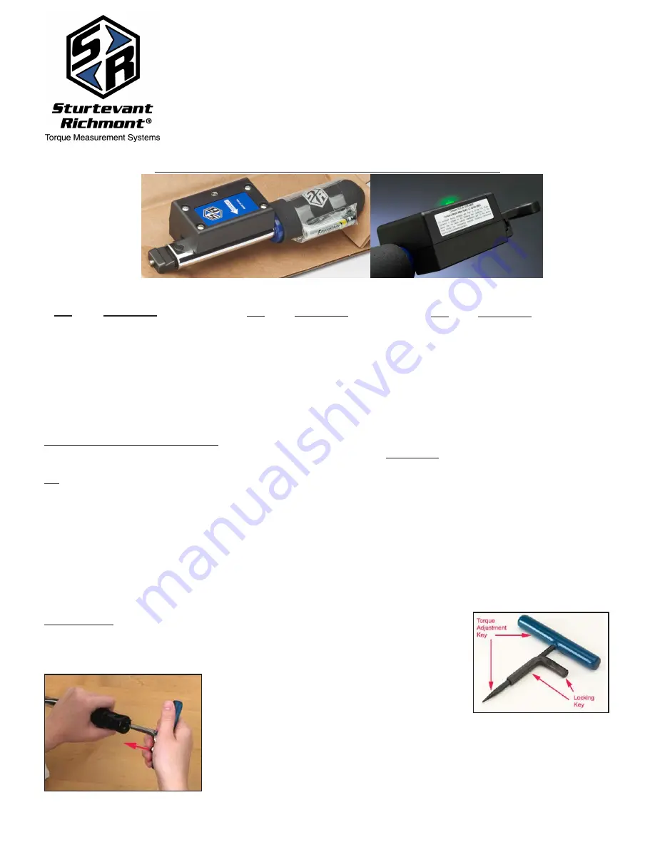 Sturtevant Richmont SLTC-FM 2.4GHz Series Operating Instructions Download Page 1