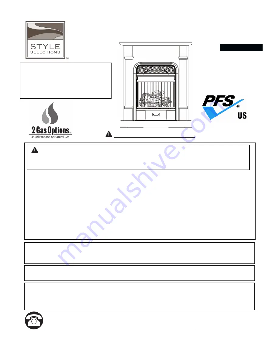 Style selections 0293808 Manual Download Page 1