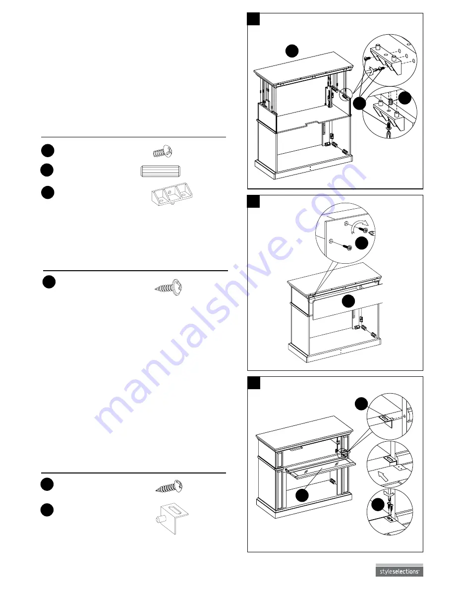 Style selections 26DE9301-PC72 Instructions Manual Download Page 10